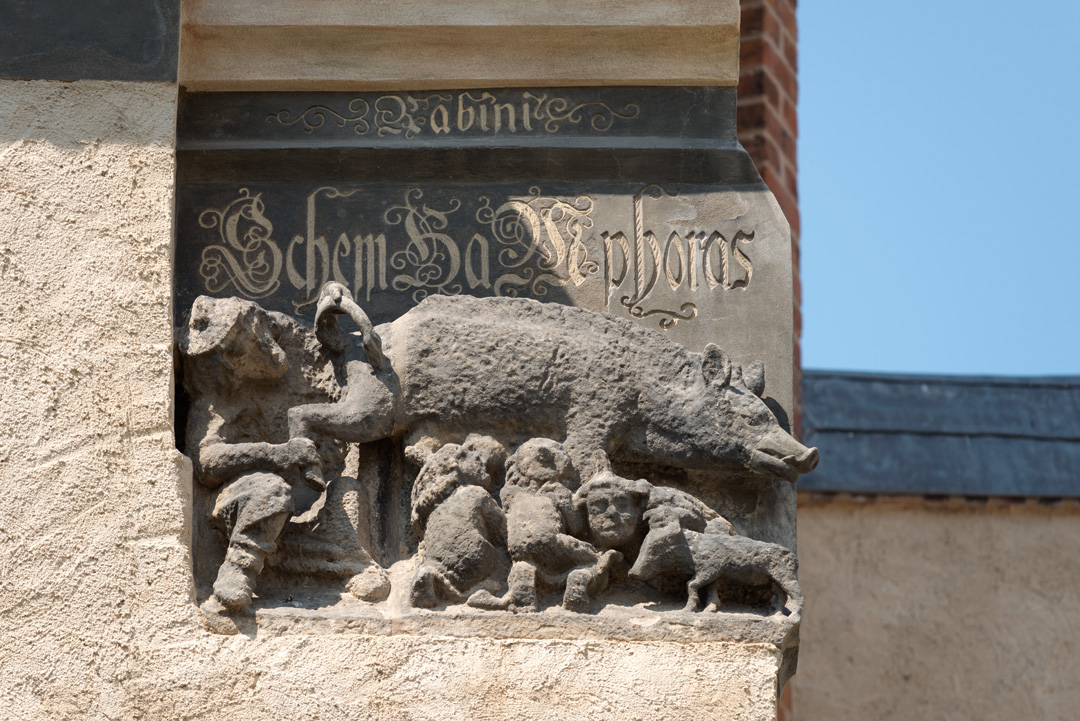 Großaufnahme Judensau
